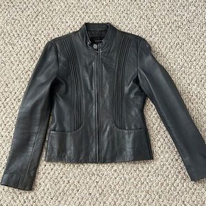 Tahari Leather Jacket